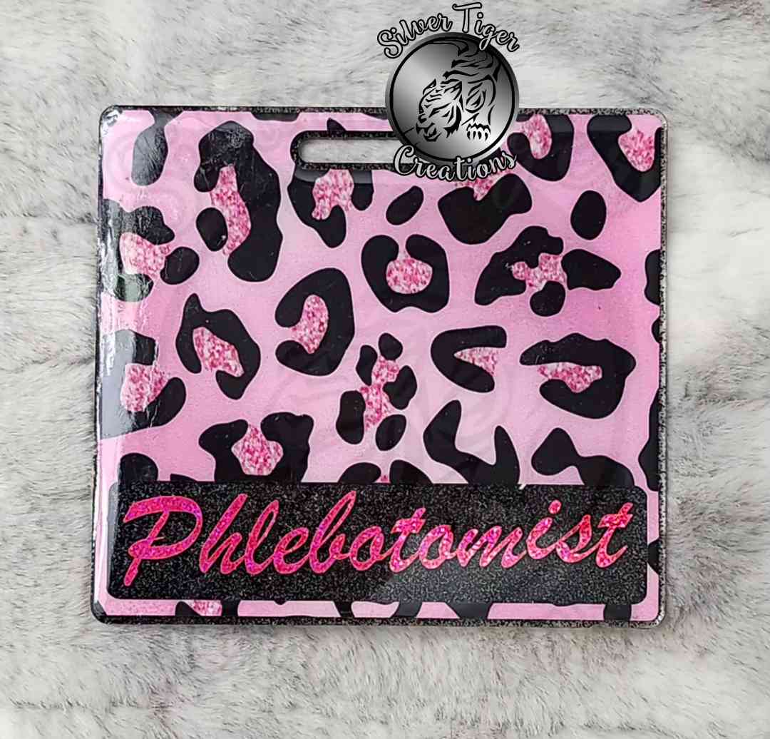 Pink Large Leopard Print