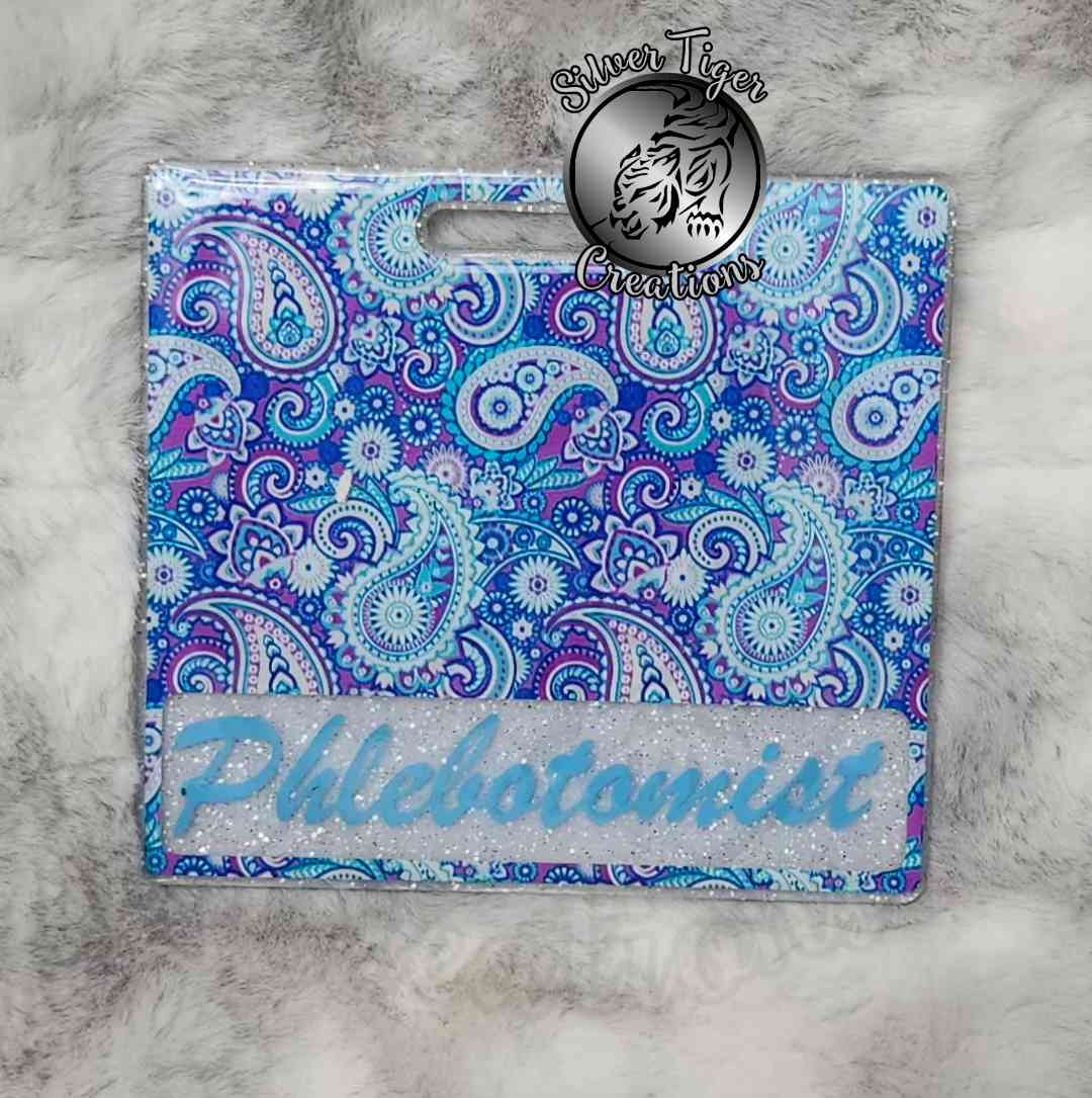 Blue Paisley Print