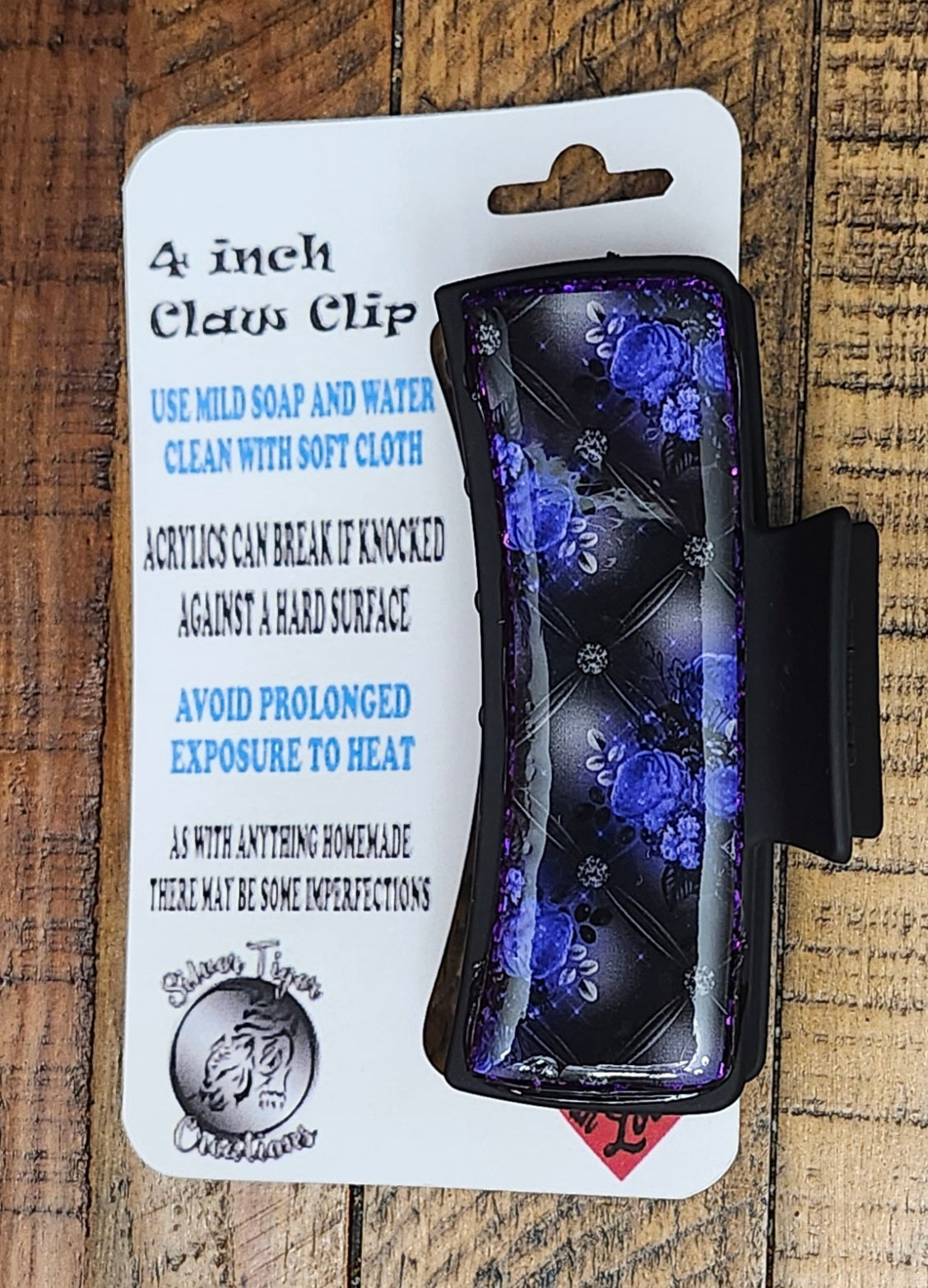 Blue Roses Large 4 inch