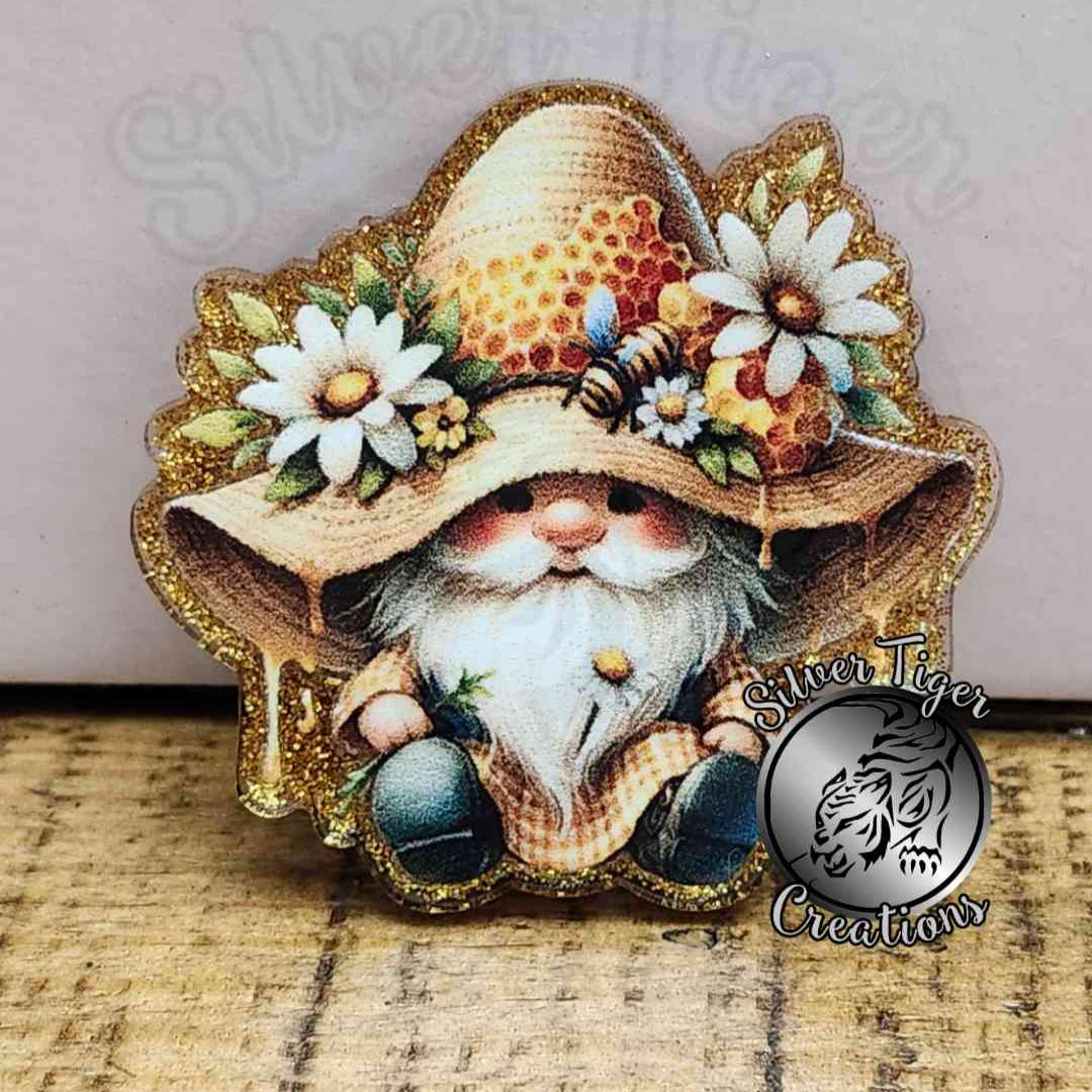 Honey Bee Daisy Gnome