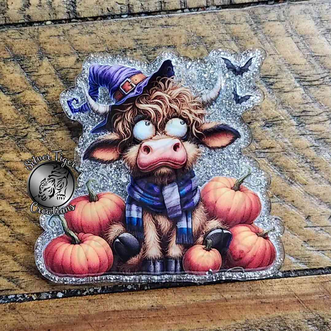 Cow with Pumpkins
