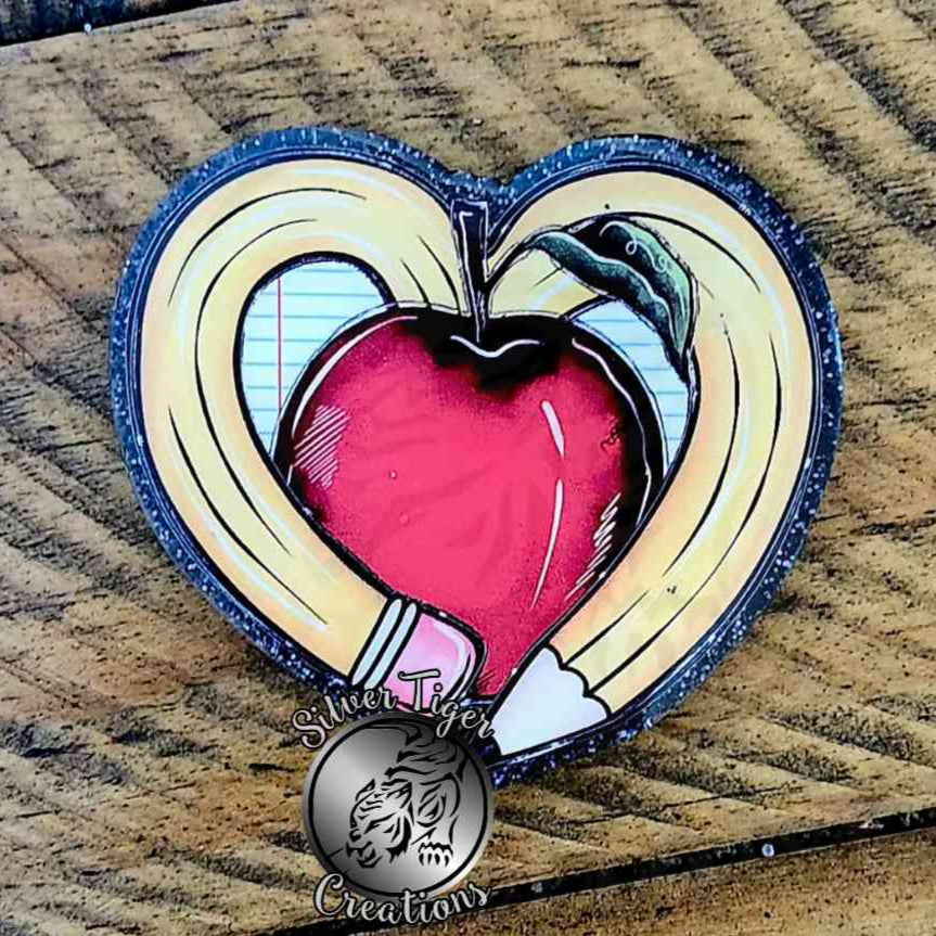 Teacher Pencil Heart