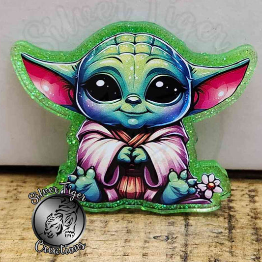 Cute Green Baby Alien